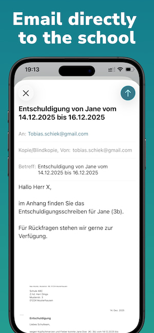 School Excuse Notes - Excuso Screenshot 2