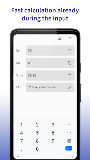 VAT Calculator - UltraVAT Screenshot 1